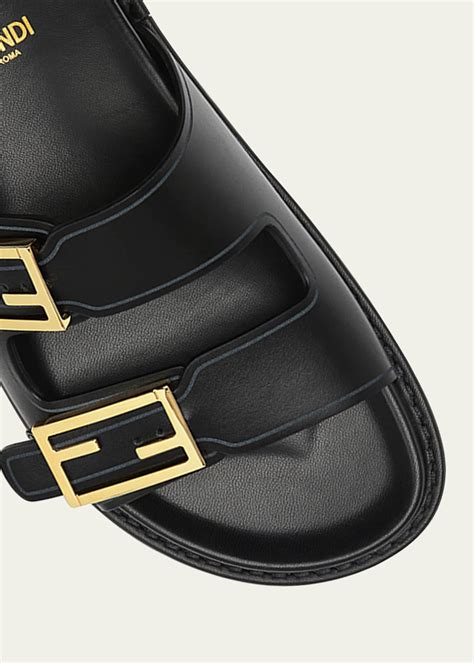 fur fendi slides|fendi slides with buckle.